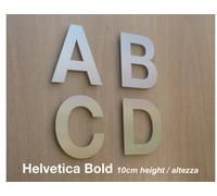 Elvetica Acciaio Inox Spazzolato Casa Lettere - 10cm Serie