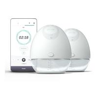Elvie Pump Double - Pompa per latte elettrica per un facile pompaggio, comoda e portatile, con funzione app, per monitorare il processo di pompaggio