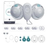 Elvie Stride 2 | Due tiralatte elettrici con cordino - tiralatte a mani libere - tiralatte portatile - Attrezzatura di base per neonati