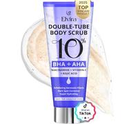 Elvira KP Bump Eraser Body Scrub, Scrub per Keratosis Pilaris, Smooth Skin with 10% AHA/BHA & Niacinamide, Moisturizing and Brightening, Body Skin Care Products, Deep Cleansing - 7 oz
