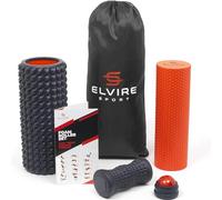 ELVIRE SPORT Foam Roller | Rullo, Palla Massaggio Muscolare per Tessuti Profondi, Schiena, Gambe, Piedi, Collo o Fascite Plantare