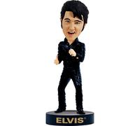 ELVIS BLACK LEATHER HK HEADKNOCKER ROYAL BOBBLES