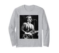 Elvis Costello & Le attrazioni in Tour Trust Album 1981 Maglia a Manica