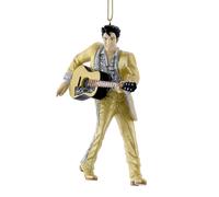 Elvis In Abito D'Oro Con Ornamento Di Chitarra