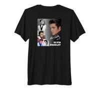 Elvis Presley_005_Back Printed Maglietta Premium