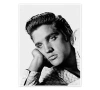 Elvis Presley 1956 Poster 50 x 70 cm Nero e Bianco Quadri Decorazione per pareti