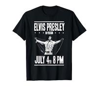 Elvis Presley 4 luglio concerto Maglietta
