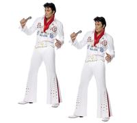 Elvis Presley American Eagle Costume 50s Costume Adulti Completo da Uomo