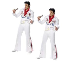 Elvis Presley American Eagle Costume 50s Costume Adulti Completo da Uomo