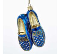 Elvis Presley Blue Suede Shoes 5" Ornamento In Vetro