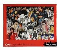 Elvis Presley Collage Puzzle Gigante 3000 Pezzi Aquarius 1150mm x 820mm