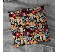 Elvis Presley Colorato Montaggio Design 45.7cm x 45.7cm Celebrita' cushion