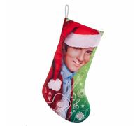 Elvis Presley Con Cappello Di Babbo Natale Calza, 19"