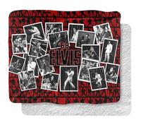 Elvis Presley, coperta super morbida, 127 x 152,4 cm, Comeback to 68 Silky Touch Sherpa Back