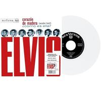ELVIS PRESLEY - CORAZON DE MADERA WHITE VINYL - Vinyl Record 7 - K72z
