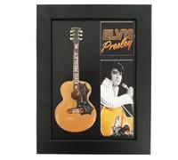 Elvis Presley Cornice Chitarra Miniatura GlBS0N J-200 1956 Foto Rock Roll 60 50