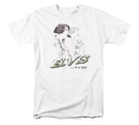 Elvis Presley - Elvis È Un Verbo - T-Shirt Manica Corta Unisex - Bianca