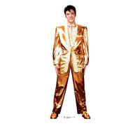 Elvis Presley Gold Lame Suit Cardboard Cutout Standee Standup Decorazione Festa