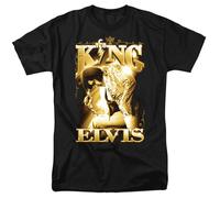 Elvis Presley - Il Re #2 - T-Shirt Unisex Maniche Corte Adulti - Nera