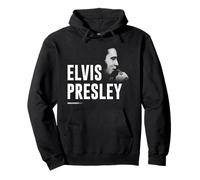 Elvis Presley Il re del Rock 'N' Roll Colpo Laterale Felpa con Cappuccio