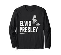 Elvis Presley Il re del Rock 'N' Roll Colpo Laterale Maglia a Manica