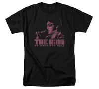 Elvis Presley - Il Re - T-Shirt Manica Corta Unisex - Nera