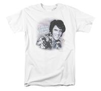 Elvis Presley - Lonesome Tonight - T-Shirt Corto A Maniche Corte Unisex - Bianca