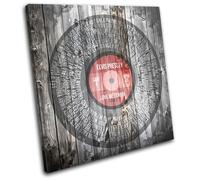 Elvis Presley Love Vintage Shabby chic Song Lyrics Canvas Wall Art Picture Print