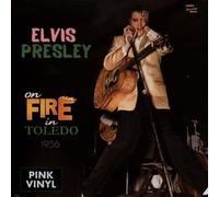 ELVIS PRESLEY - ON FIRE IN TOLEDO - 1956 PINK VINYL CD - Vinyl Reco - K72z