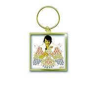ELVIS PRESLEY Portachiavi American Eagle ufficiale Gold Talla nica
