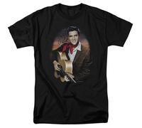 Elvis Presley - Rosso Sciarpa #2 - Adulto Unisex T-Shirt - Nero
