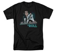 Elvis Presley - Shake Rattle & Roll - T-Shirt A Manica Corta Unisex - Nera