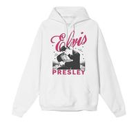 Elvis Presley Unisex - Adulto Artista Merch, Bianco, Medium