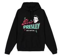 Elvis Presley Unisex - Adulto Artista Merch, Nero, Large