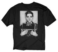 Elvis Presley US Army Mugshot Vintage Fotografia Rockabilly Musica T Shirt 84-14