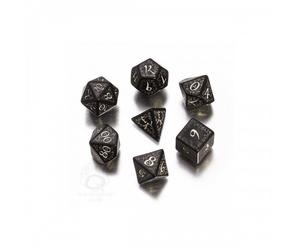 Elvish Dadi Black E Glow-in-The-Dark - 7