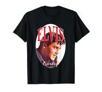 Elvisly Yours Elvis Presley Retro King of Rock & Roll Ovale Maglietta