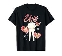 Elvisly Yours Elvis Presley San Valentino Love Hearts Maglietta