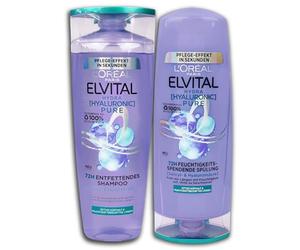 Elvital Hydra Hyaluronic Pure Shampoo 300 ml + balsamo 250 ml