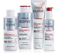 Elvive Bond Repair Kit con Pre-Shampoo, Shampoo, Balsamo e Siero Senza Risciacqu
