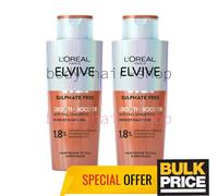Elvive Growth Booster Shampoo anti-perdita di capelli capelli sottili e rottu...