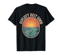 Elvluft Deit Good Hamburg City Sunrise Waves Maglietta