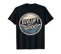 Elvluft Deit Good Hamburg City Sunrise Waves Maglietta