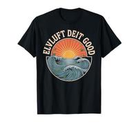 Elvluft Deit Good Hamburg City Sunrise Waves Maglietta