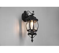 Applique da parete Trio Lighting Elvo 1xE27 IP44 nero opaco- 206960132