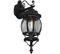 Applique da parete Trio Lighting Elvo 1xE27 IP44 nero opaco- 206960132