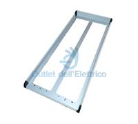 ELVOX CORNICE PER 8 MODULI 2X4 GRIGIO LUCE 9224