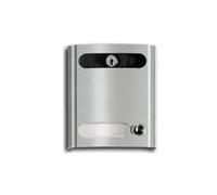 Elvox Galileo 80C1 modulo con 1 pulsante e serratura grigio luce