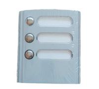 ELVOX Modulo 3 pulsanti 8053 modulo supplementare galileo grigio luce RAL vimar