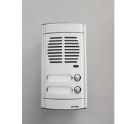 ELVOX VIMAR PLACCA TARGA CITOFONO AUDIO INCASSO COMPLET TASTO LUCE TELAIO GRIGIO